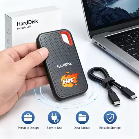 Portable SSD High-quality External Hard Drive Efficient Hard Disk Practical Solid State Drive for De