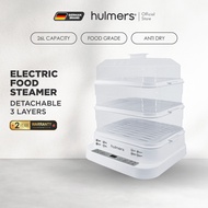 Hulmers Electric Food Steamer 3 Tier with Detachable Tray |Pengukus Elektrik 3 Tingkat dengan Dulang