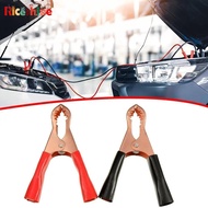 [Serendipity] Black Red Plastic Handle Test Probe 30A 70mm Insulated Alligator Clips for Car Caravan Van Voltage Testers Auto Accessories