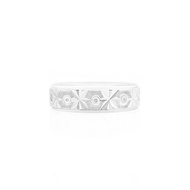 [Clearance] FAR EAST 9K/375 White Gold Unisex Star Ring