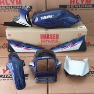 Y862 YAMAHA RXZ MILI 55K 3XL IMASEN PURPLE YAHOO DVC BWC1 2T COVER SET WITH STICKER SIAP TANAM