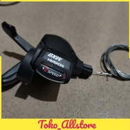 Shifter sensah mx9 2 x 9 speed hybrid commuter folding bike - 2 speed left