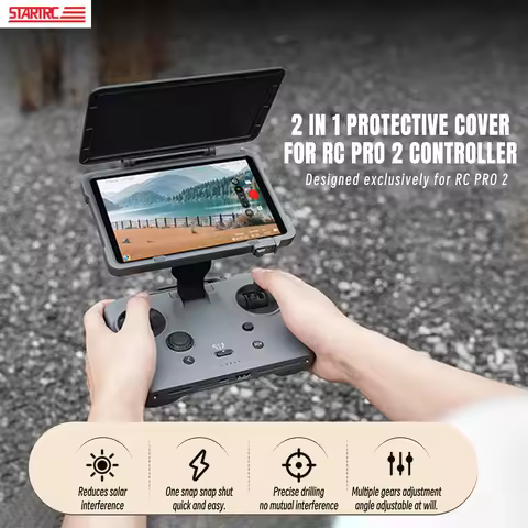Sunshade Cap for DJI Mavic 4 Pro RC Pro 2 Remote Controller Screen Display Sun Hood Foldable Protect
