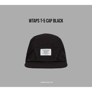 ---WTAPS T-5 CAP BLACK Five-Segment 231HCDT-HT01S