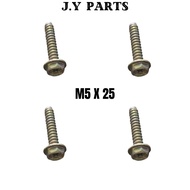 5X25 FILTER BOX BOLT MIO SPORTY SMILE SOUL FINO CARBON MIO J SOUL GT FINO FI XRIDE 115 JUPITER MX VI