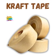 KRAFT TAPE / LAKBAN AIR / GUMMED PAPER CRAFT TAPE UKURAN 48 MM X 80 M TERMURAH