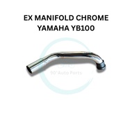 EXHAUST MANIFOLD CHROME YAMAHA YB100 MOTOR