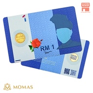 MOMAS 0.10g 999.9 Gold Bar (Emas 999.9)