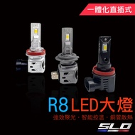 SLO [R8 LED Headlight] Headlight Fog Light Car H7 H11 9005 9006 9012 HID