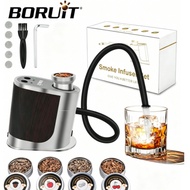 BORUiT BQ500 Portable Molecular Gastronomy Smoke Infuser Adjustable Speed ​​Type-C Rechargeable Kitc