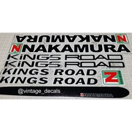 NAKIMURA kings road canyon bicycle sticker