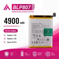 Battery compatible with Realme 7 & Realme 7 5G & Realme Narzo 30 Pro 5G BLP807