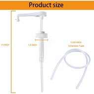 2Pcs Gallon Pump Dispenser,Pump for Half Gallon,1 Gallon Jug & 5 Gallon Bucket,Pump Bottle Dispenser