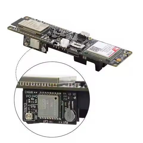 The LILYGO T-A7670E/G module with R2 4G LTE CAT1 ESP32 chip supports GSM, GPRS, EDGE, wifi and Bluet