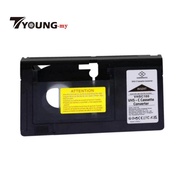 [Available] VHS to Vhsc Cassette Adapter Sturdy Supports S-vhs-c/s-vhs Tape Converter