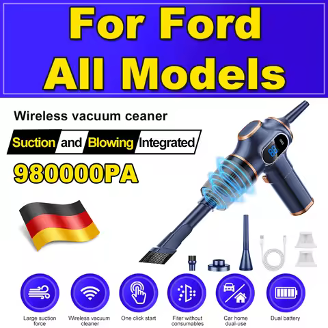 120W Car Vacuum Cleaner 980000Pa Mini Wireless Automobile Handheld Multi Uses Powerful Vacuum Cleani