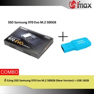 Samsung 970 Evo M.2 500GB SSD Hard Drive (New Version) + 16GB USB