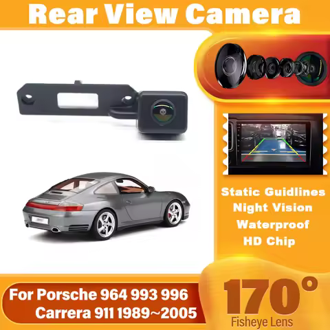 Night Vision Car Rearview Parking Rear View Camera HD For Porsche 964 993 996 Carrera 911 1989~2000 