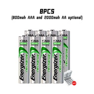 2-10PCS 1.2V Energizer AA/AAA Rechargeable Battery For NIMH Rechargeable Batteries Such As Mouse Fla