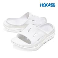 Hoka One One Slippers Aura Recovery Slide 3 White 1135061-WWH