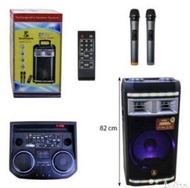 Avcrowns Karaoke CH-126 Wireless Bluetooth Speaker / Rechargeabe / P.M.P.O 10000W / 2 Wireless Micro