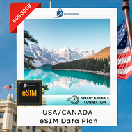 【eSIM 】USA Canada eSIM (5GB-30GB | 5-30days) Travel Data eSIM Plan | GOGO ROAMING Travel eSIM