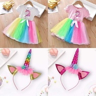 2021 new unicorn tutu dress for kids.2yrs to 8yrs old