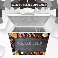 Frozen 300 Liter Anti-Scratch Freezer Cover Protector Sticker