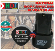 JLD 12S SINGLE BATERE baterai Mesin Bor Cordless Besi Kayu Charger Cas 12V JLD