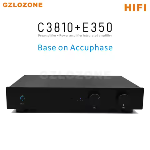 HIFI Remote C3810(Reference C3850)+E350 Preamplifier+Power Amplifier Integrated Amplifier Base On Ac