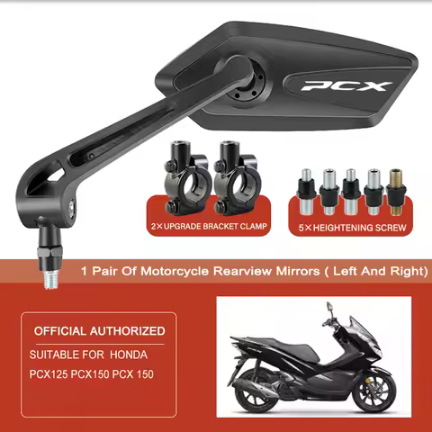 Adjustable Rotating Rearview Mirror For PCX HONDA PCX125 PCX150 PCX 125 150 ADV150 TRANSALP Motorcyc
