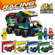 Boy Toy Building Blocks Lego Racing Car Truck Mainan Kereta Lori Budak