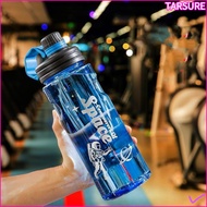 TARSUR Water Bottle, 1100ml/1500ml/2000ml/3000ml Large Capacity Sport Bottle, Portable -Proof with H