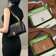 2024 Singba's New Style lola lola TB Lock Logo Logo Pineapple Bag Genuine Leather Lambskin Small Squ