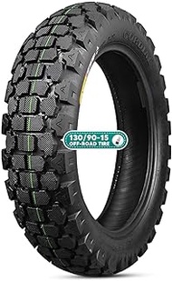 130/90-15 Rear Tire Off Road Tread | 130/90/15 Inch Tires | 130 90 15 Knobby Tire for Front/Rear Rep