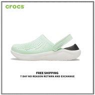 （ของแท้อย่างเป็นทางการ） CROCS LITERIDE CLOG Women's SANDALS 204592 รองเท้าวิ่ง รองเท้าผ้าใบผู้หญิง ร