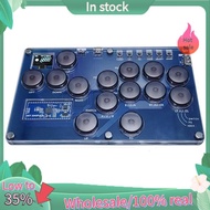 Fight Stick Game Controller Fight Stick  Joystick Hot-Swap Controller Mini  Console for PC/Switch//,