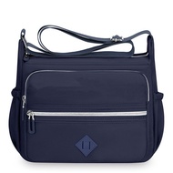 Women's Shoulder Bag Korean Fashion Multiple Zipper Compartments High Capacity Lightweight (GC-101)