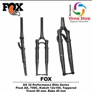 FOX Float 32 AX Perfemance Elite 700c fork suspensi sepeda Gravel