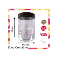 Balang Kuih Raya/ Bekas Kuih Raya/ Plastic Jar/ Food Container(Gold/Black/Transparent)饼干罐子