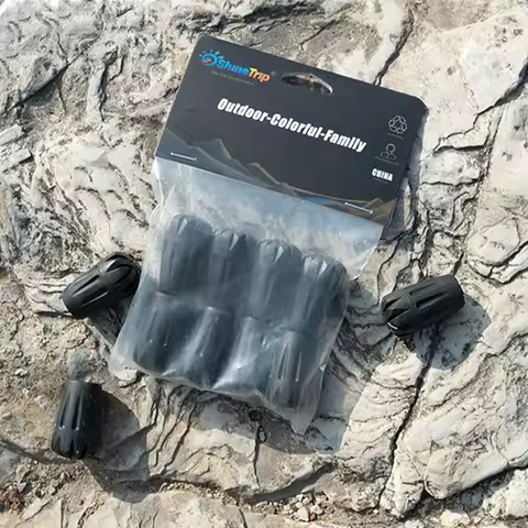 8pcs Thickened Universal Trekking Pole Wear Resistant Stick Ends Rubber Tip