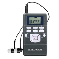 EXMAX® E108 Wireless Stereo FM Radio Receiver Portable Pocket Small Mini FM Radio Receiver Earbuds L