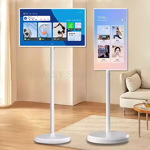 Popular Outdoor Live Touch Screen 21.5Inch Portab Android 12 Portable Rotatable Movable Smart Mini T