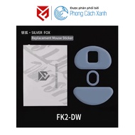 PTFE Unnusual Way Sport Silver Fox Mouse Feet - Zowie FK2-DW / ZA13-DW / S2-DW (1 set) - Genuine Pro