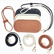 3 Pcs DIY Bag Making Kit with PU Bucket Chain, Base & Shoulder Strap Crochet Accessories ﻿ VC9J