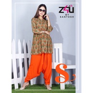 Z 005 Designer Kurti with Dhoti Pants