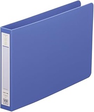 Lihit Lab F373-9_10 Punchless File, B6E, Indigo, Pack of 10