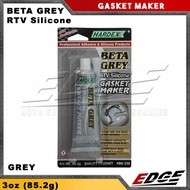 Hardex Gasket Maker - Beta Grey - High Temperature RTV Silicone - 3oz (85.2g) - HBG220