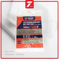 NIPPON PAINT 9ft x 12ft Plastic Canvas 003 Premium Dropsheet With Anti Slip