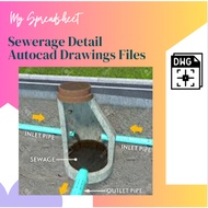 Sewerage Detail Autocad Drawings Files Autocad Butiran Pembetungan